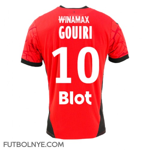 Camiseta Stade Rennais Amine Gouiri #10 Primera Equipación 2024-25 manga corta